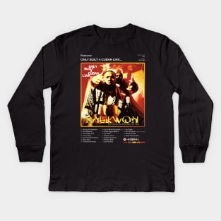 Raekwon - Only Built 4 Cuban Linx... Tracklist Album Kids Long Sleeve T-Shirt